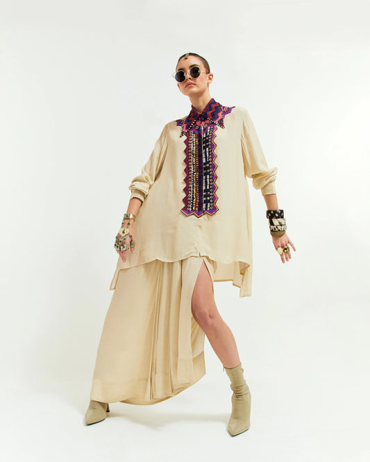 ATRI STRAIGHT SHIRT SET