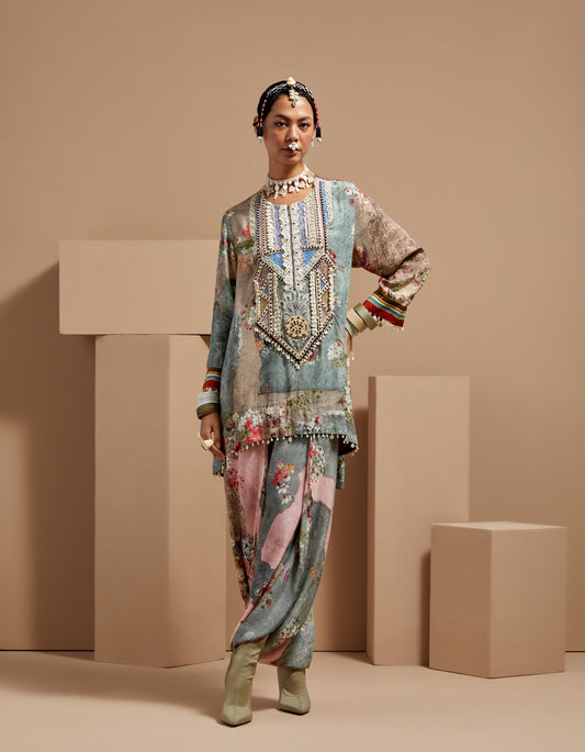 MITRA SHORT KURTA SET