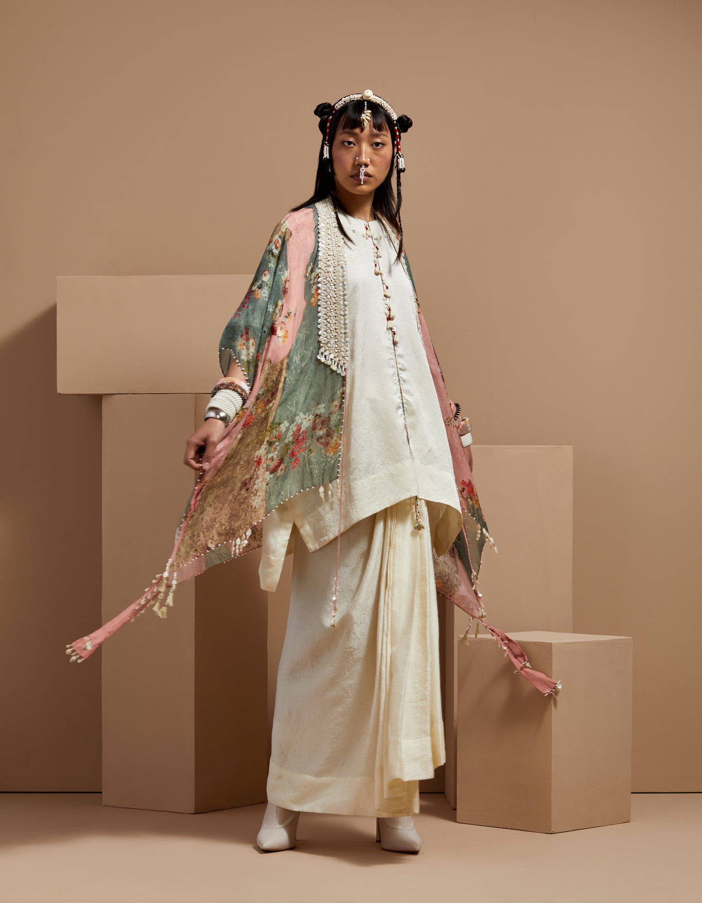VENI DUPATTA JACKET SET
