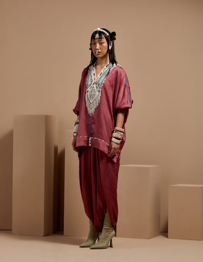 KURU TRAPEZE KURTA SET