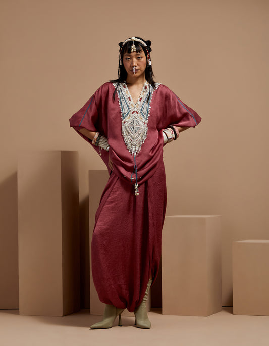 KURU TRAPEZE KURTA SET