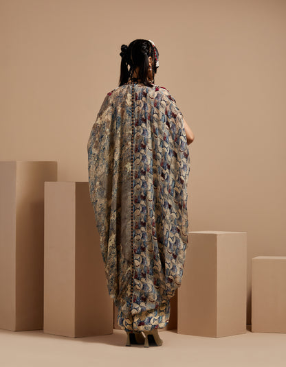 RITU KAFTAN DUPATTA JACKET SET