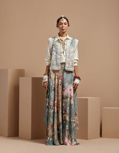 NYLA GILET SET