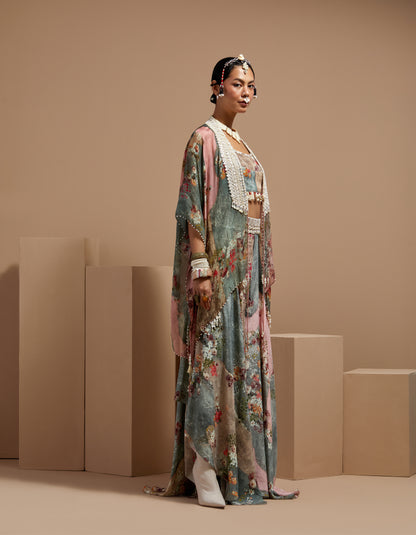 VENI DUPATTA JACKET SET