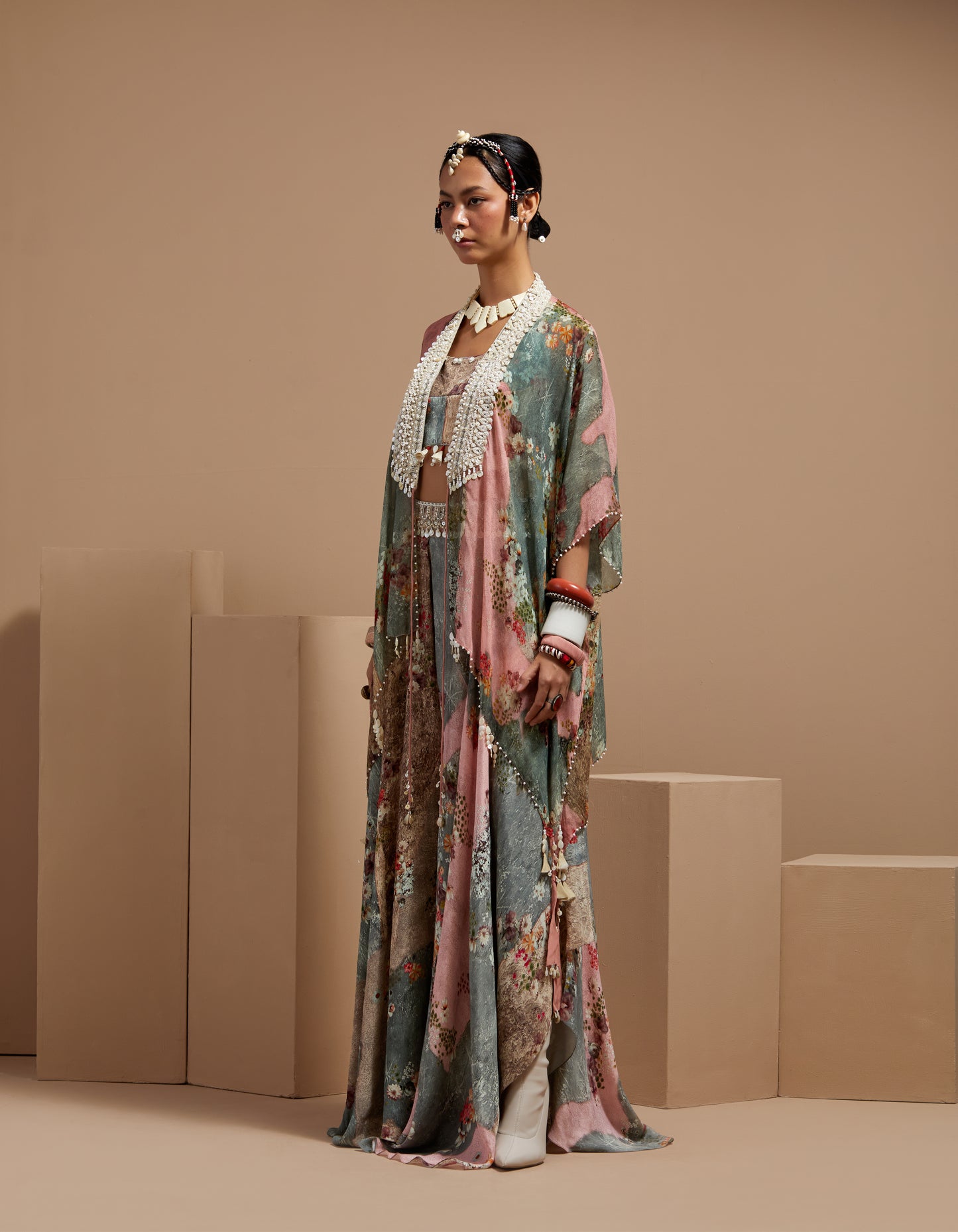 VENI DUPATTA JACKET SET