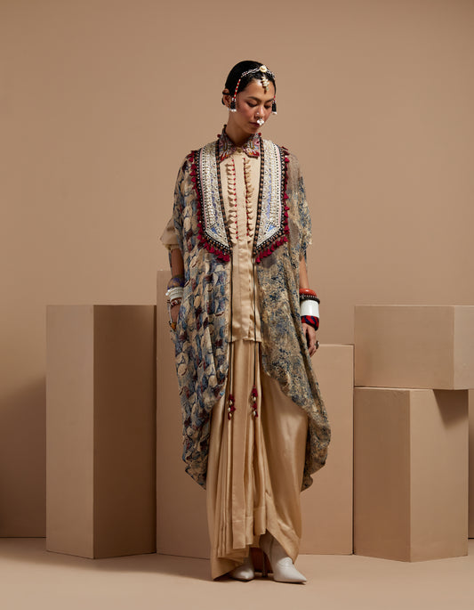 RITU KAFTAN DUPATTA JACKET