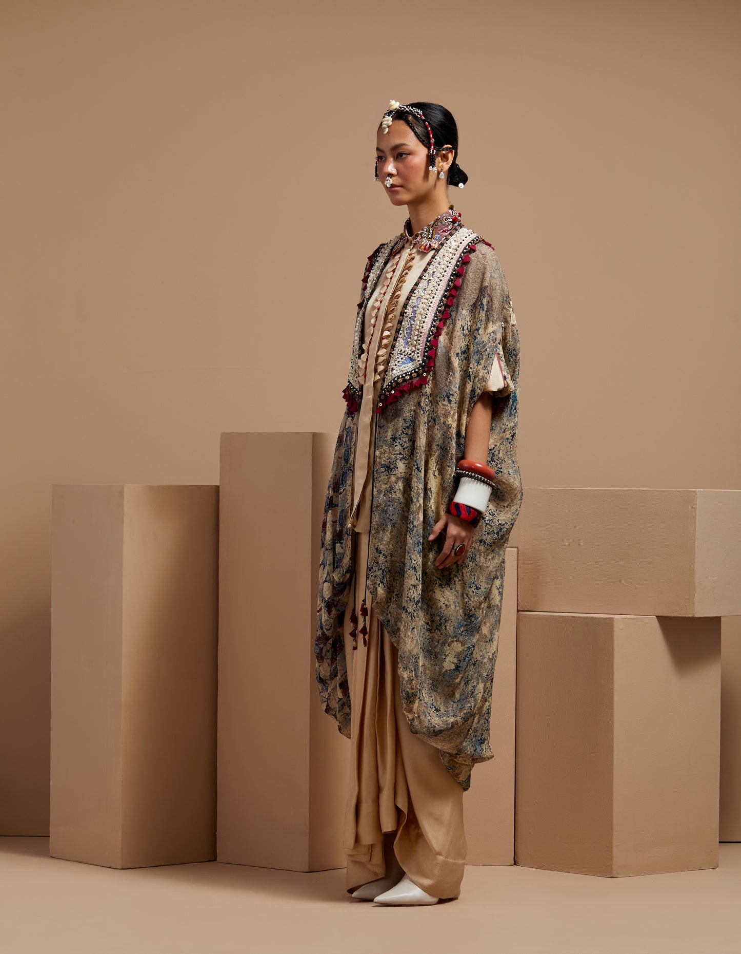 RITU KAFTAN DUPATTA JACKET