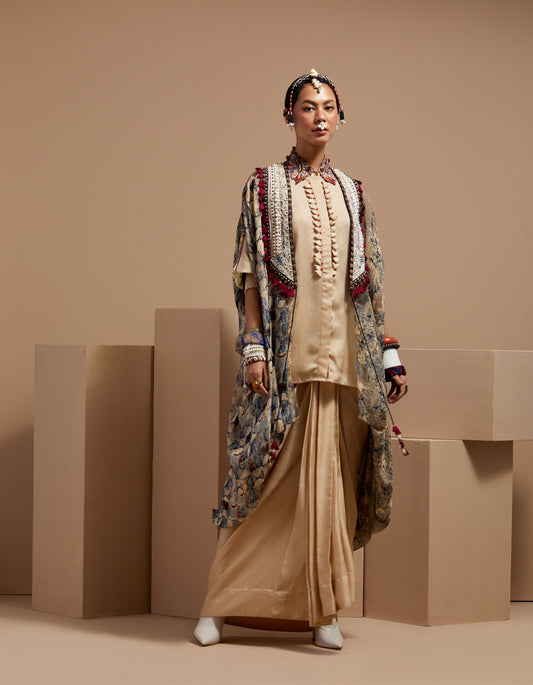 RITU KAFTAN DUPATTA JACKET SET