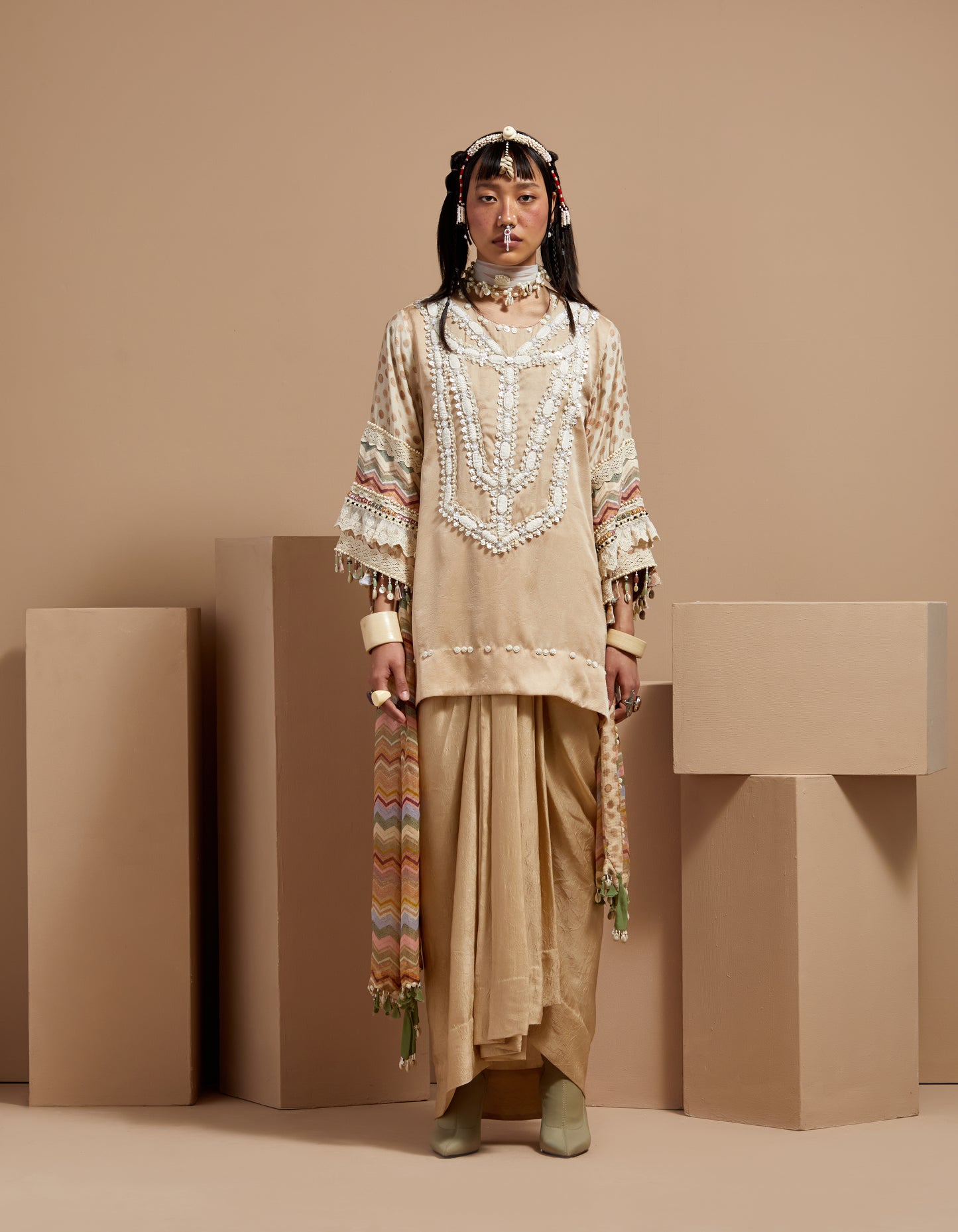 MITRA SHORT KURTA SET