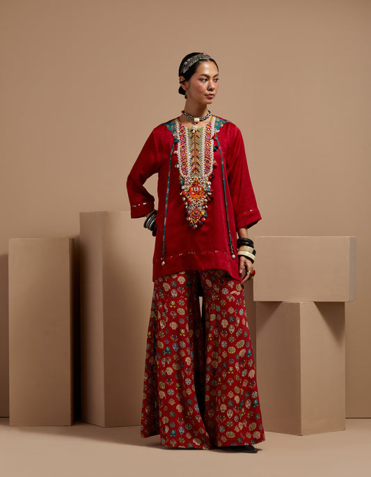 MITRA SHORT KURTA SET