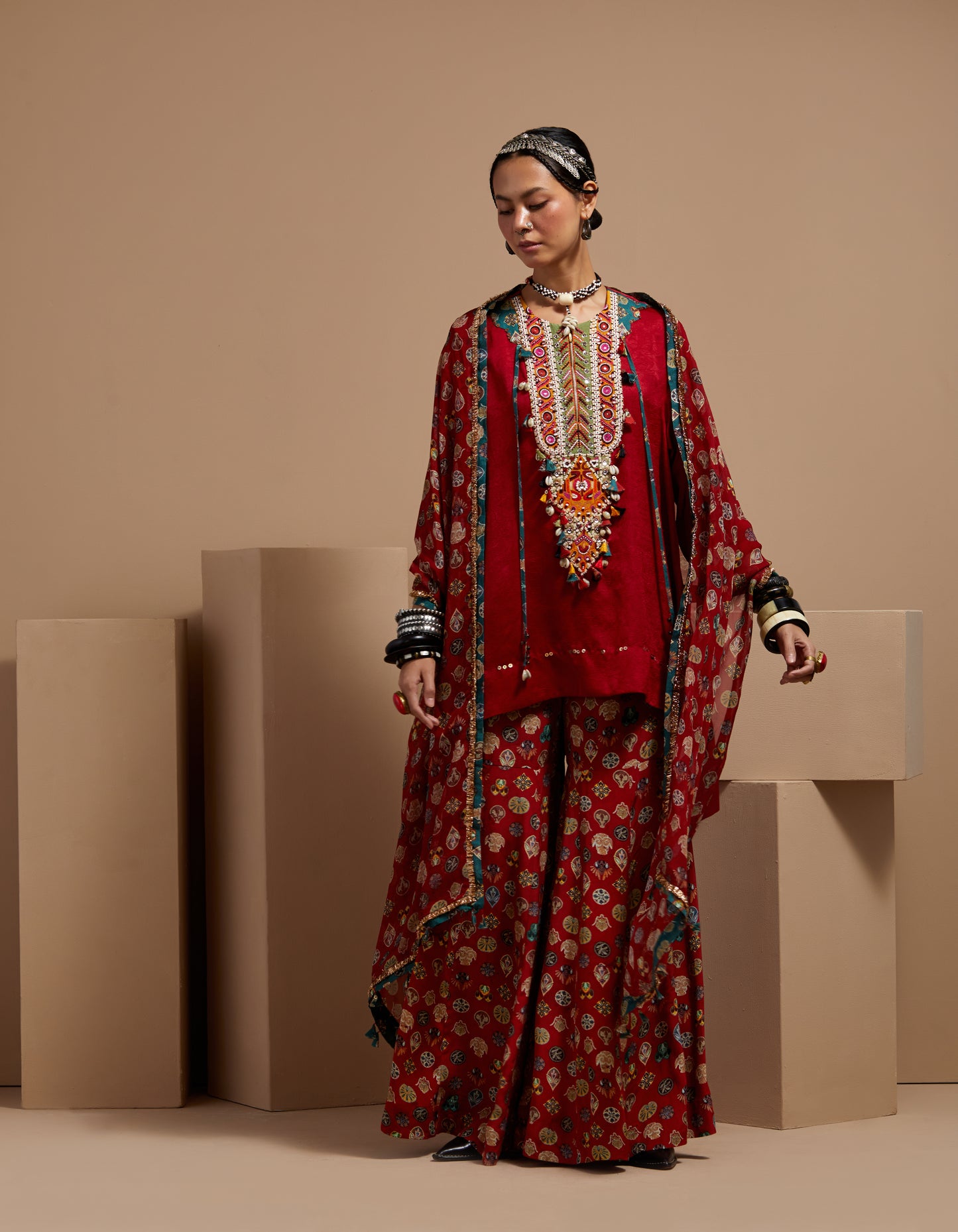 MITRA SHORT KURTA SET