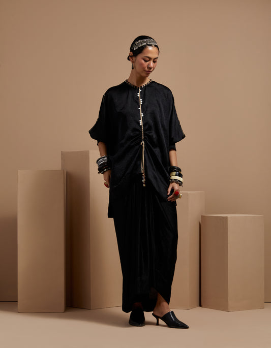 KURU TRAPEZE KURTA SET