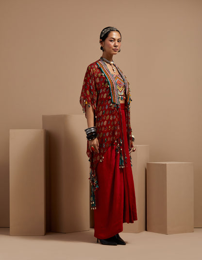 VENI DUPATTA JACKET SET