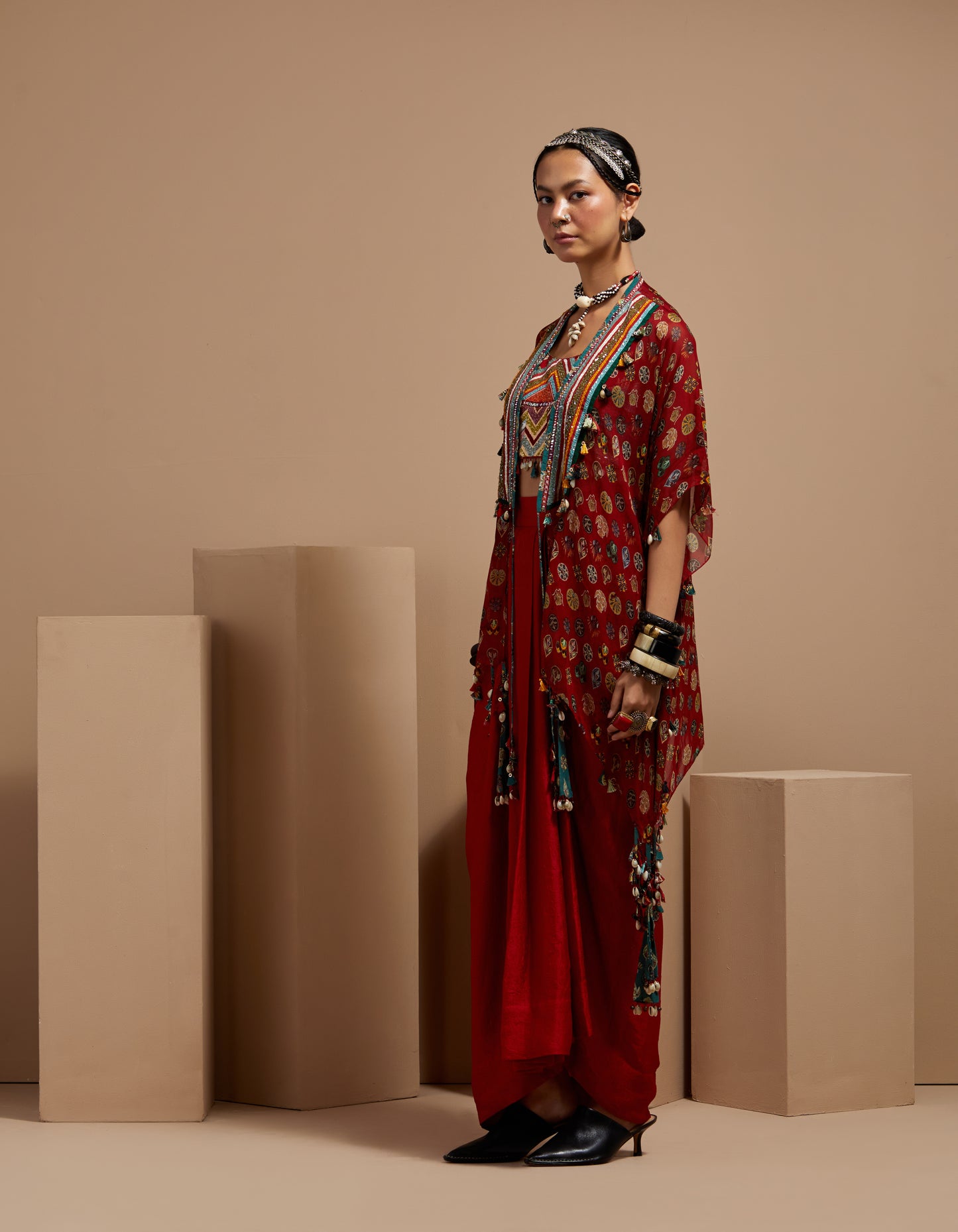 VENI DUPATTA JACKET SET