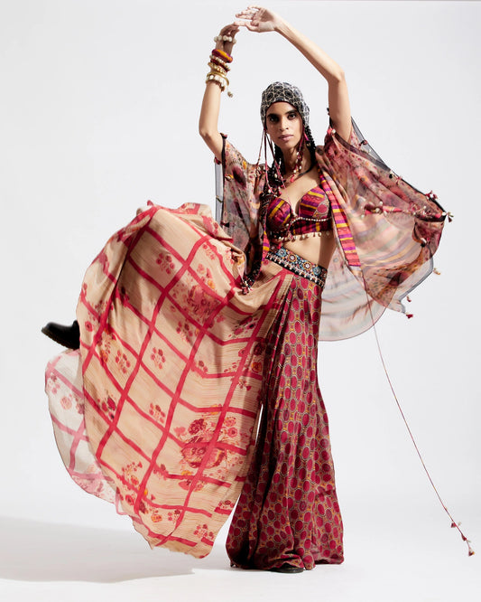 VENI DUPATTA JACKET SET