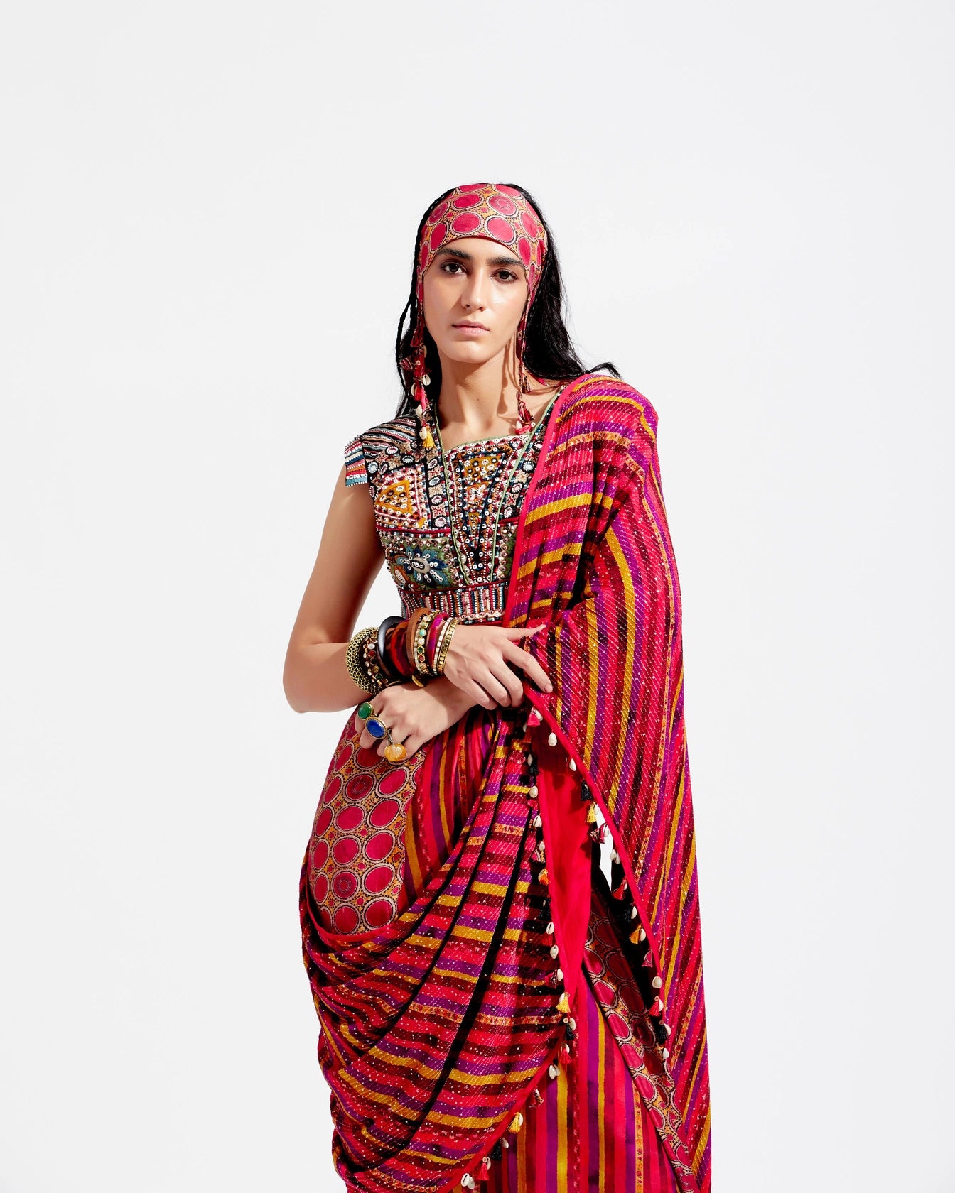 SADHAVI DRAPE SAREE