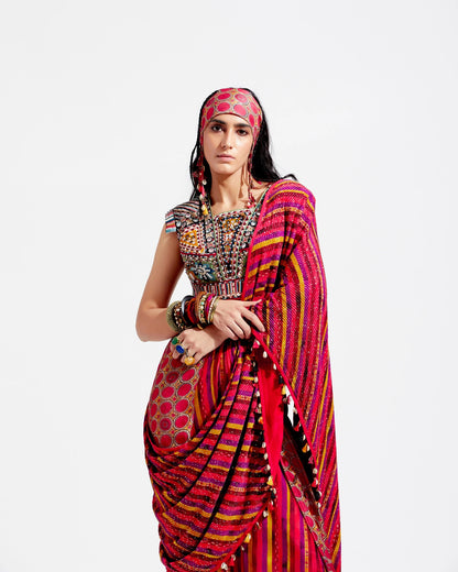 SADHAVI DRAPE SAREE
