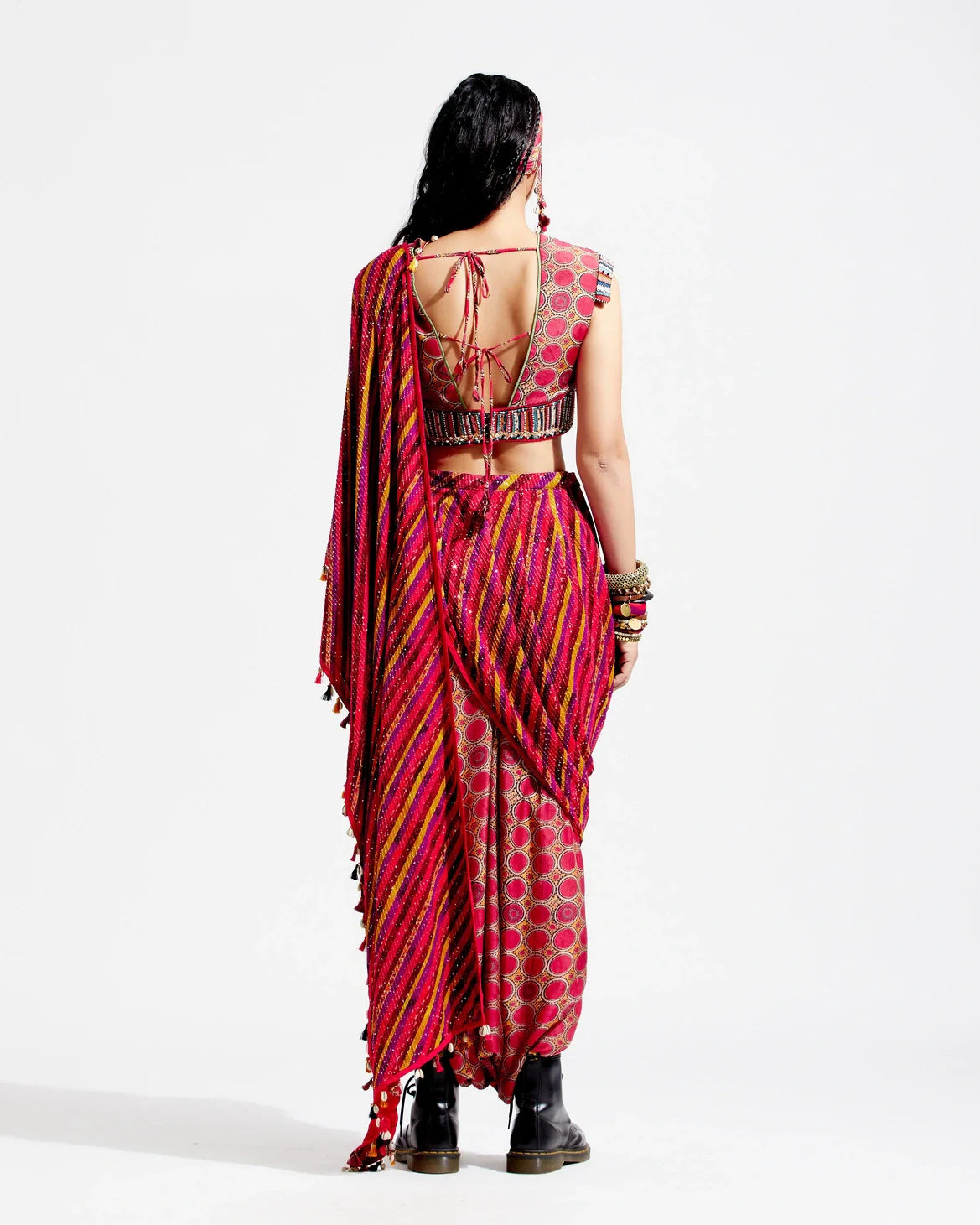 SADHAVI DRAPE SAREE