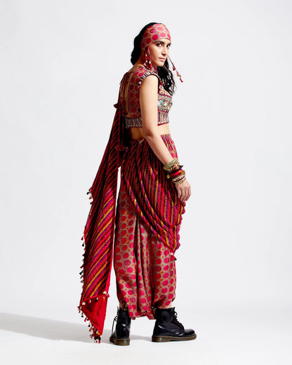SADHAVI DRAPE SAREE