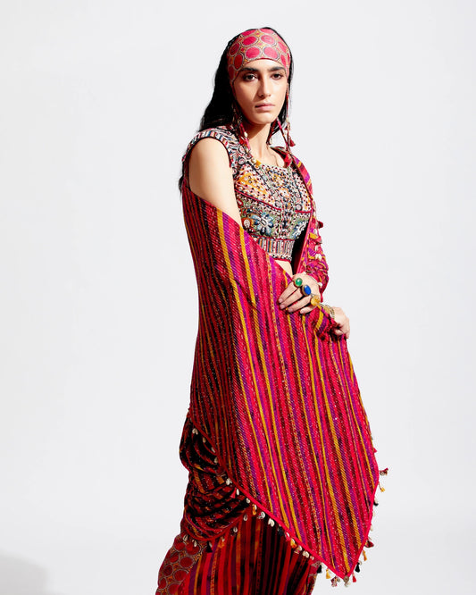 SADHAVI DRAPE SAREE