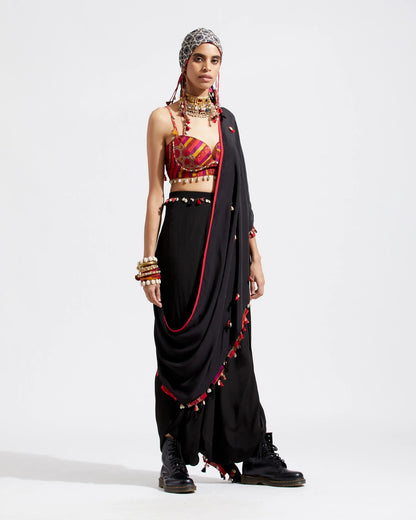 SADHAVI DRAPE SAREE