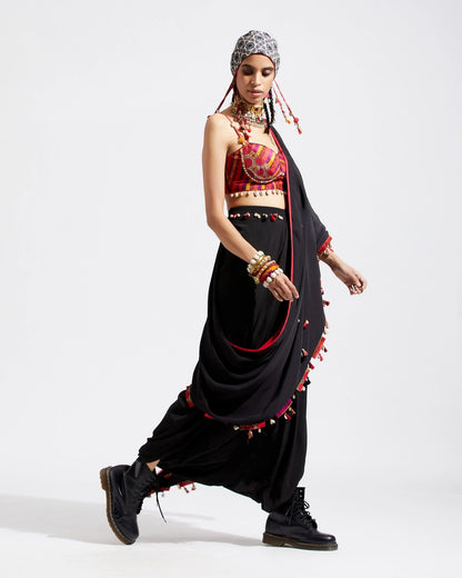 SADHAVI DRAPE SAREE