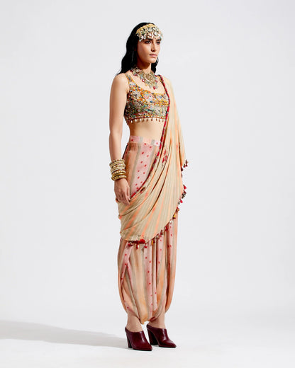 SADHAVI DRAPE SAREE