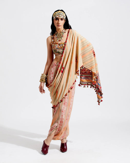 SADHAVI DRAPE SAREE