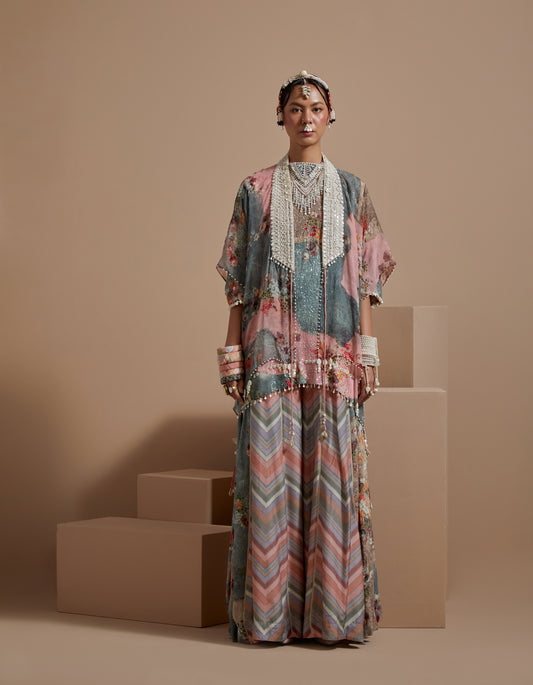 VENI DUPATTA JACKET SET