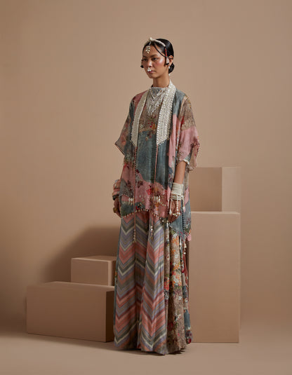 VENI DUPATTA JACKET SET