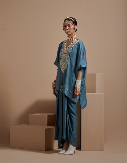KURU TRAPEZE KURTA SET