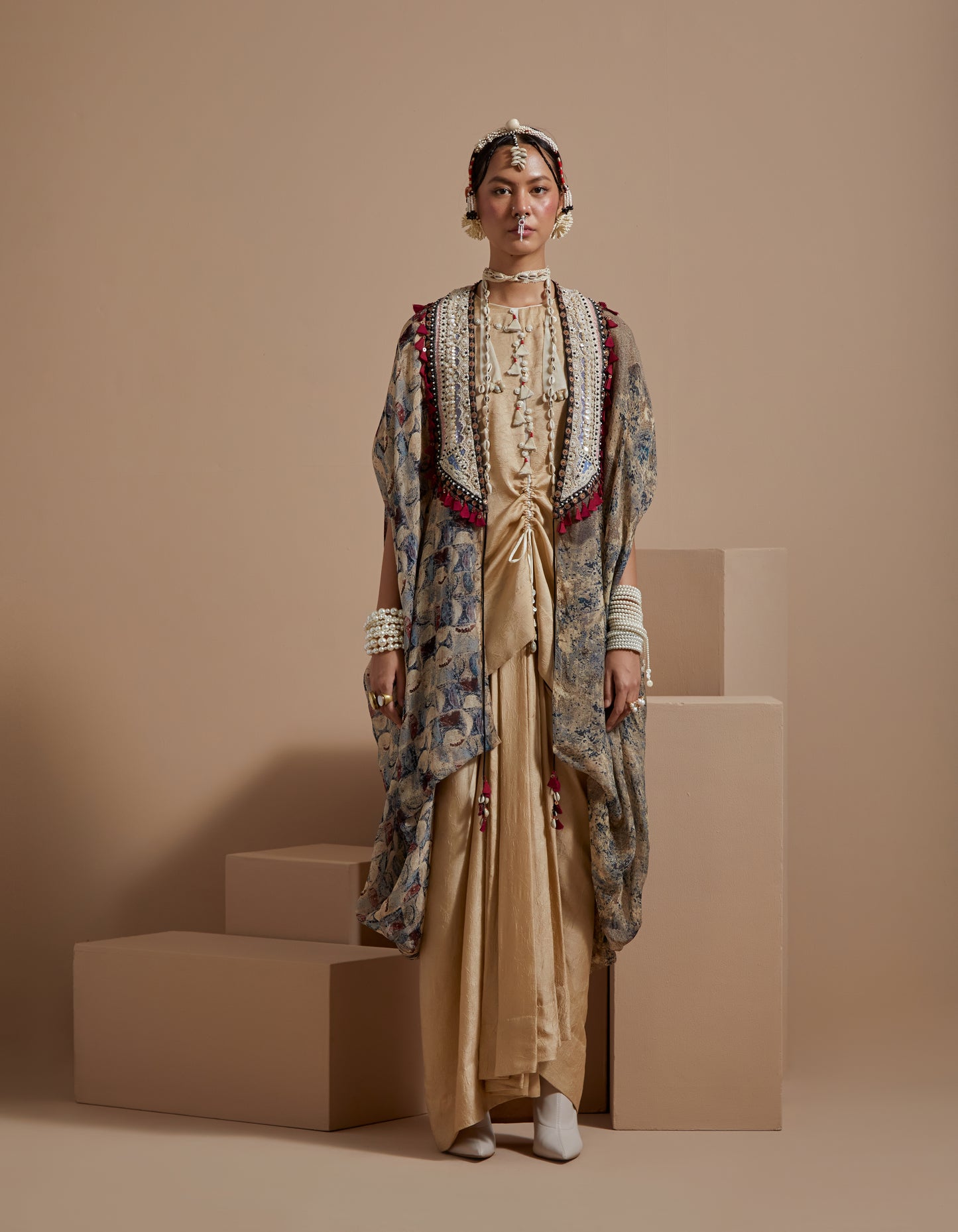 RITU KAFTAN DUPATTA JACKET SET