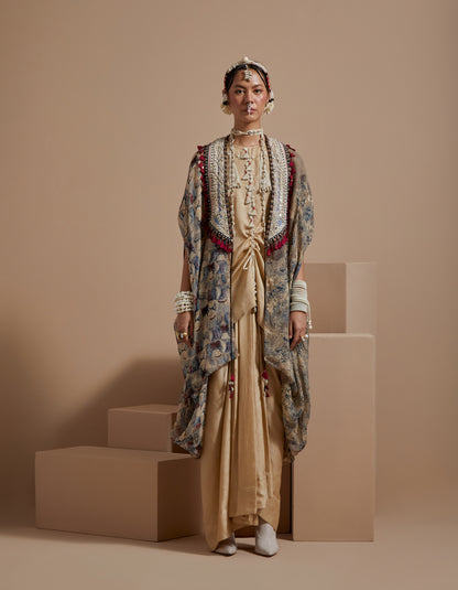 RITU KAFTAN DUPATTA JACKET SET