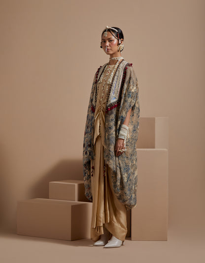 RITU KAFTAN DUPATTA JACKET SET