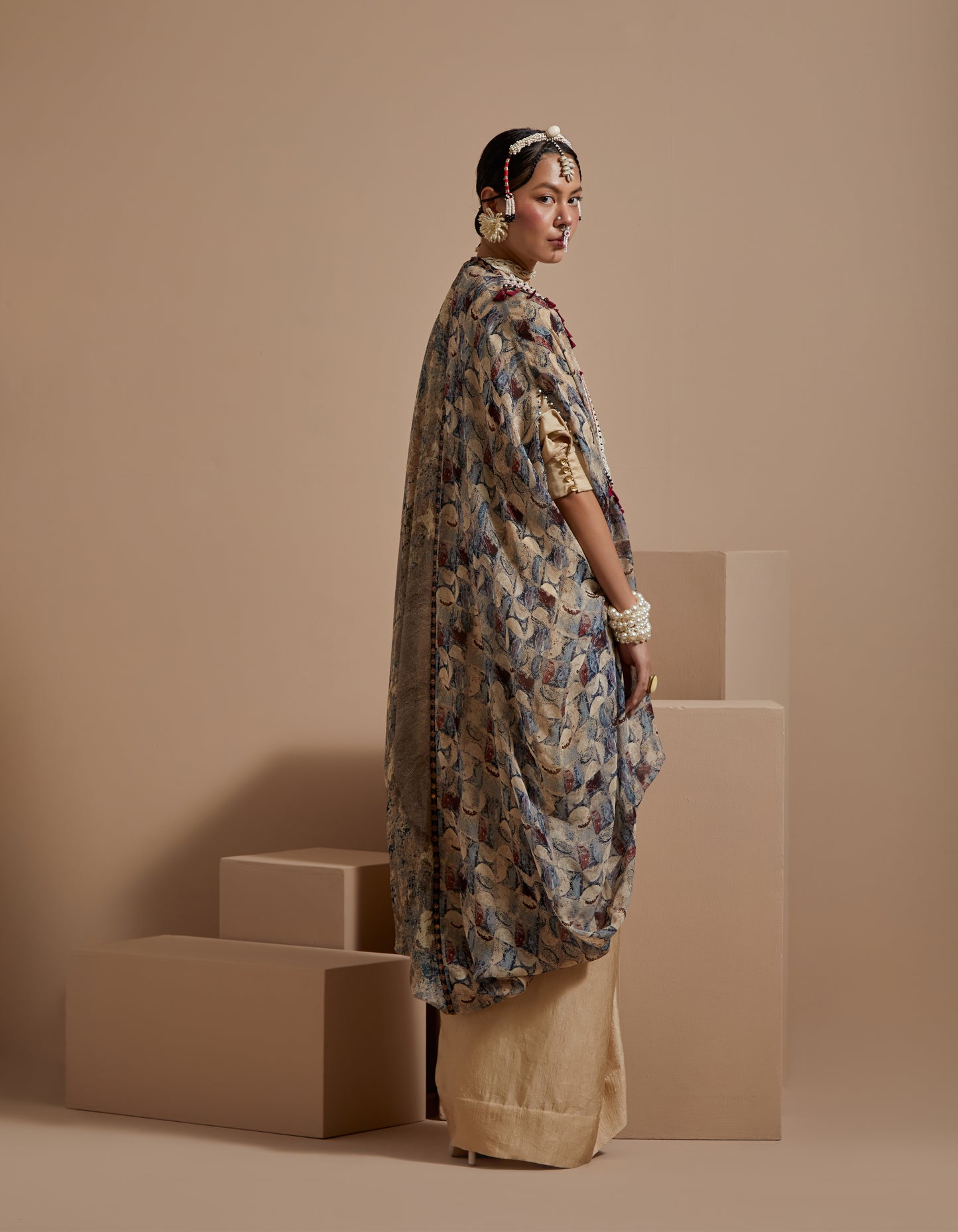 RITU KAFTAN DUPATTA JACKET SET