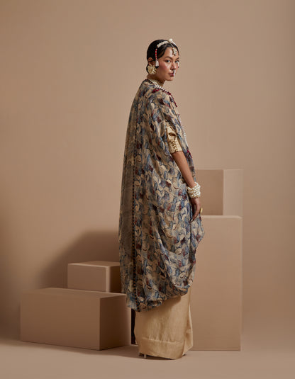 RITU KAFTAN DUPATTA JACKET SET