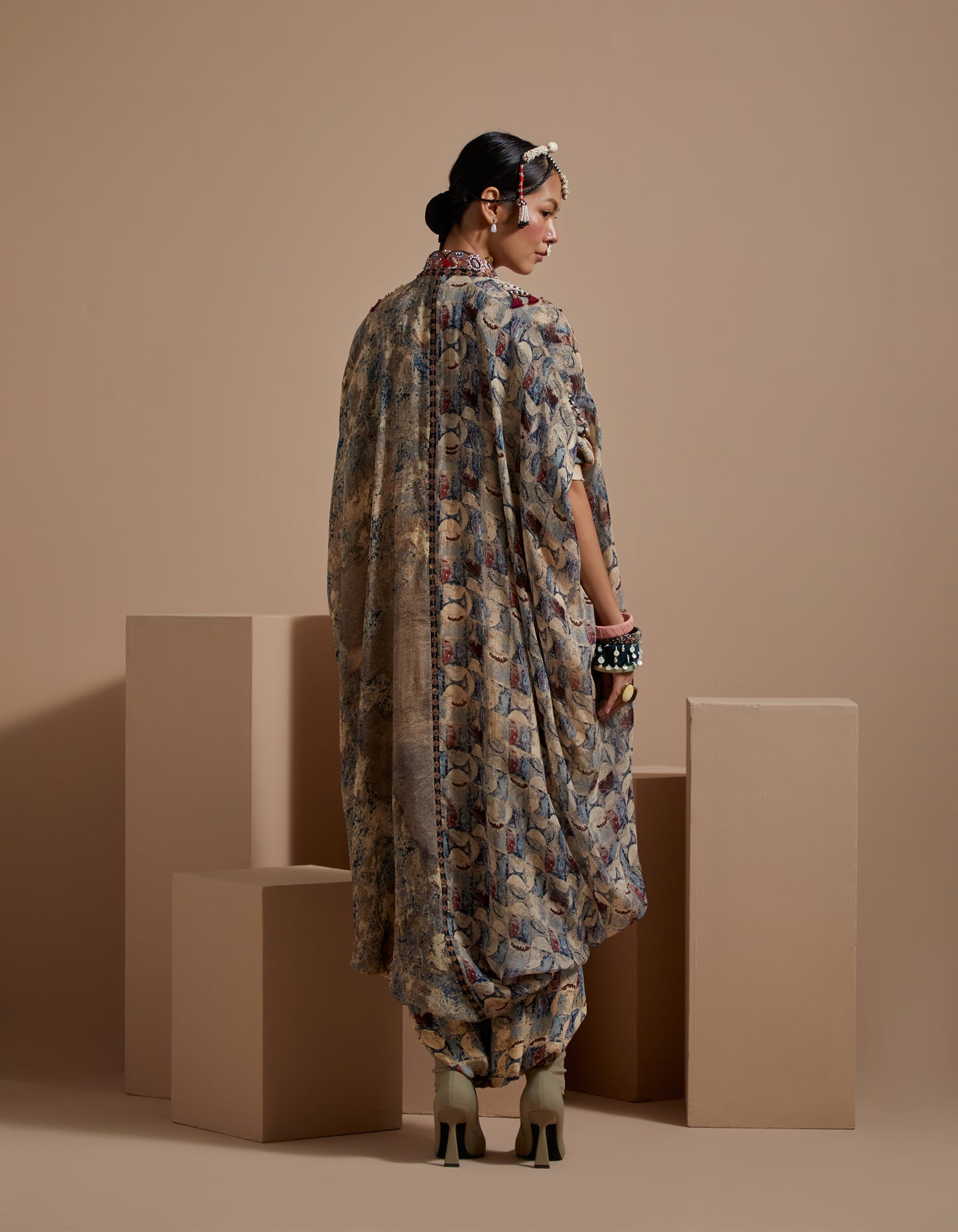 RITU KAFTAN DUPATTA JACKET SET
