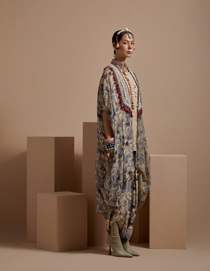 RITU KAFTAN DUPATTA JACKET SET