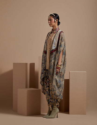 RITU KAFTAN DUPATTA JACKET SET