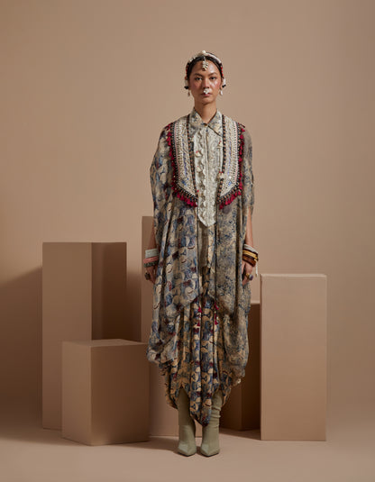 RITU KAFTAN DUPATTA JACKET SET