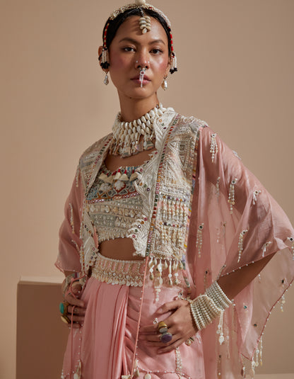 VENI DUPATTA JACKET SET