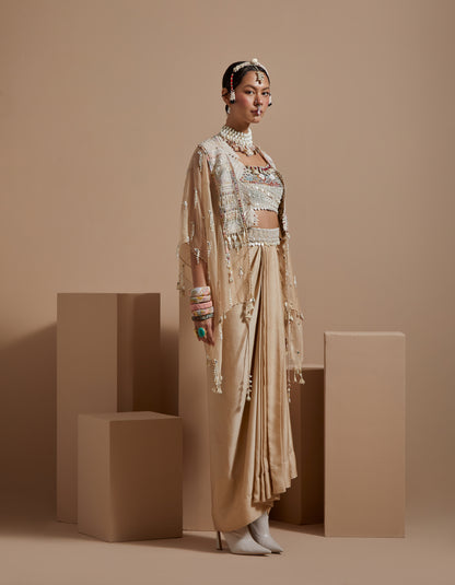 VENI DUPATTA JACKET SET
