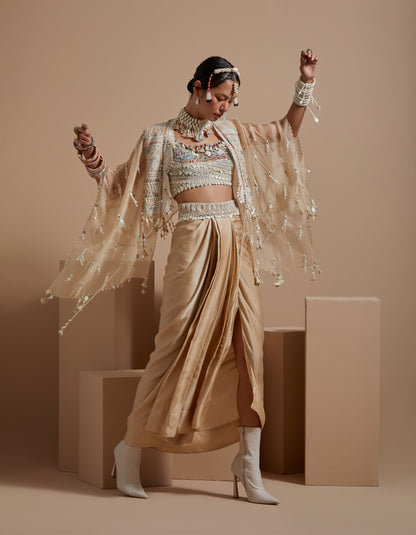 VENI DUPATTA JACKET SET