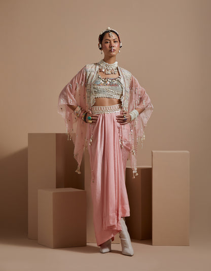VENI DUPATTA JACKET SET