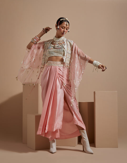 VENI DUPATTA JACKET SET