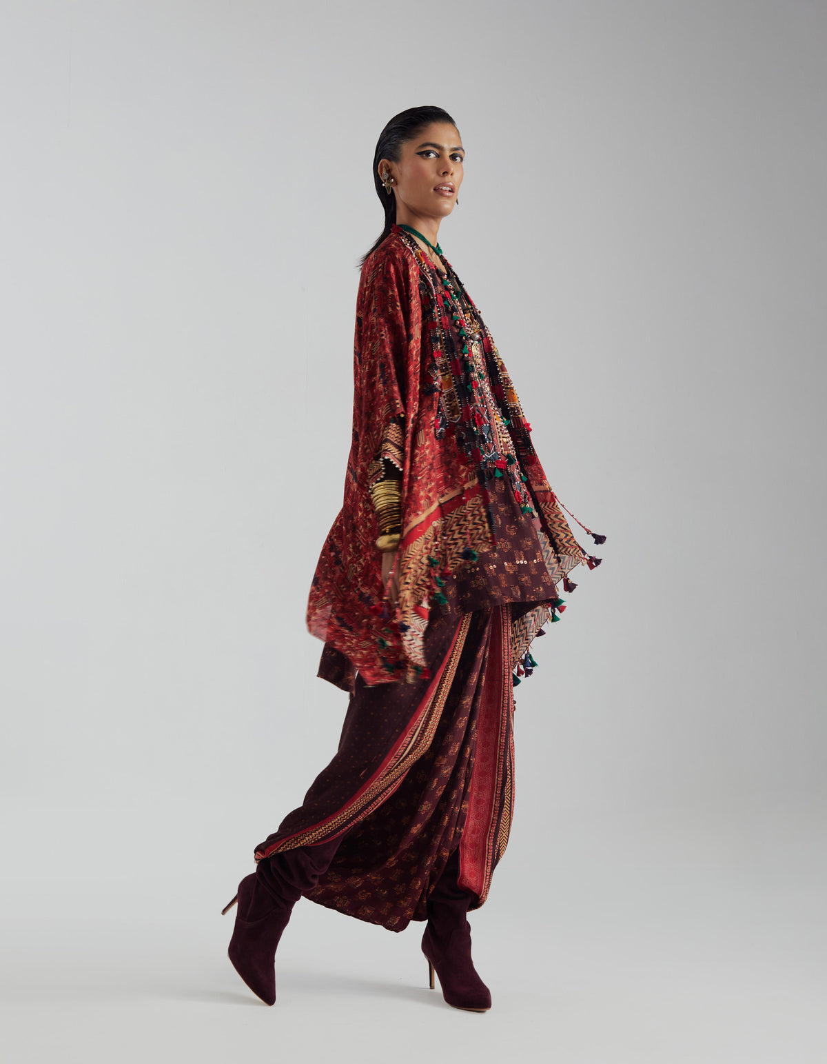 VENI DUPATTA JACKET SET