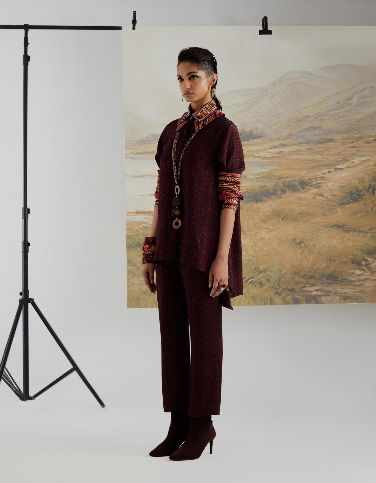 ATRI STRAIGHT SHIRT SET
