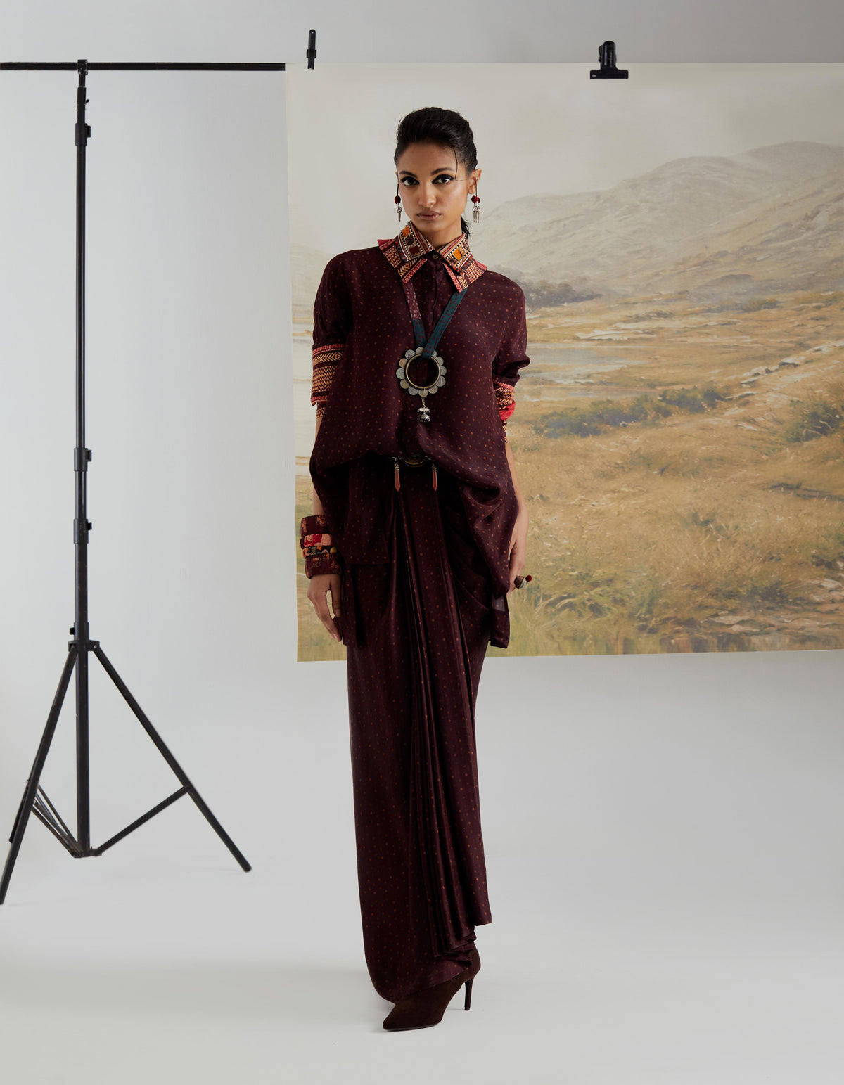 ATRI STRAIGHT SHIRT SET