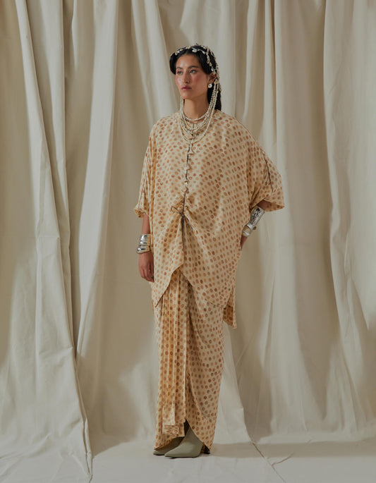 KURU TRAPEZE KURTA SET