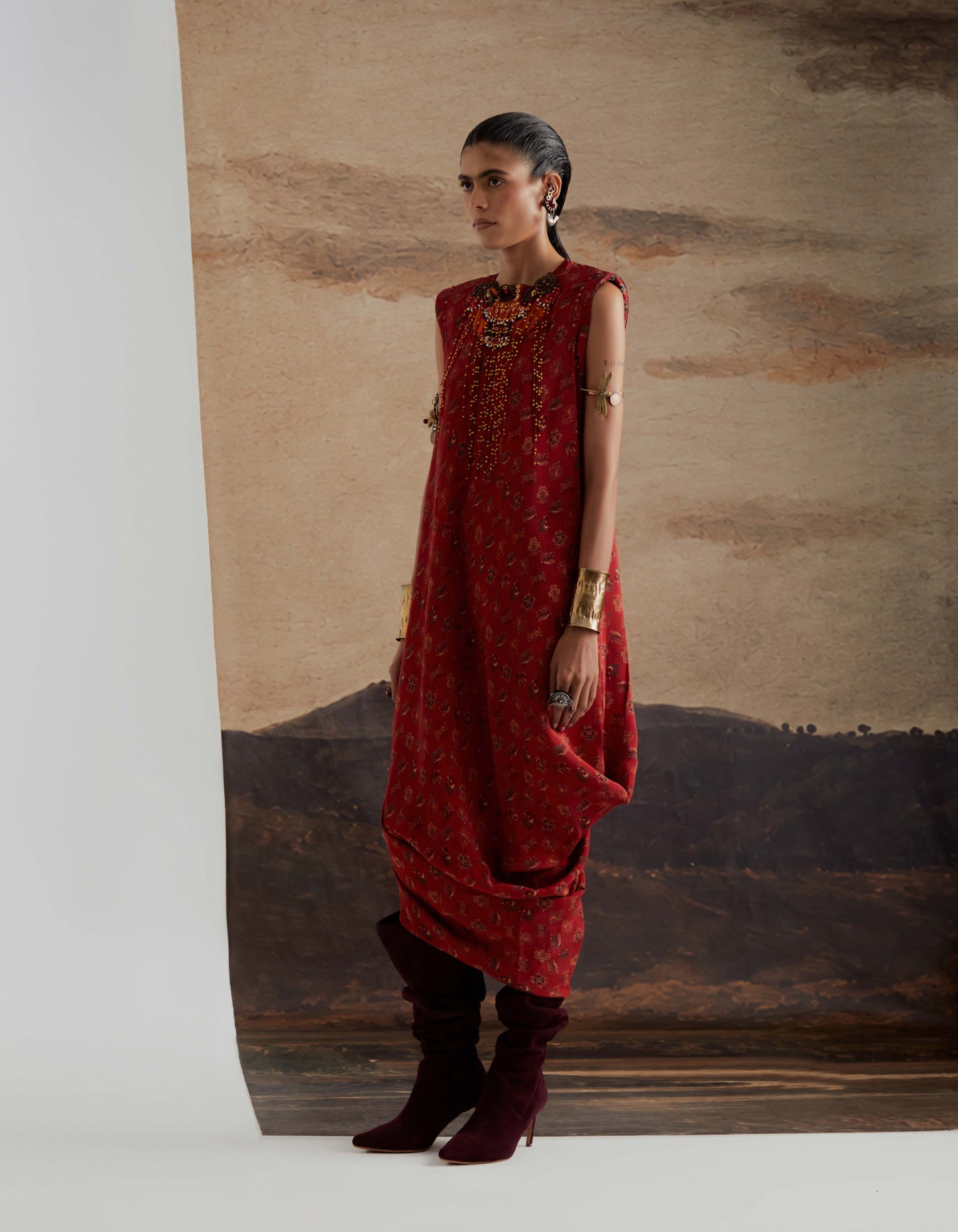 RASA DROP SHOULDER DRESS